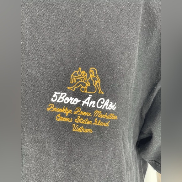 5 Boro An Choi Les NYC 85 Orchard Street T Shirt Black Men’s Size XL - Picture 5 of 5